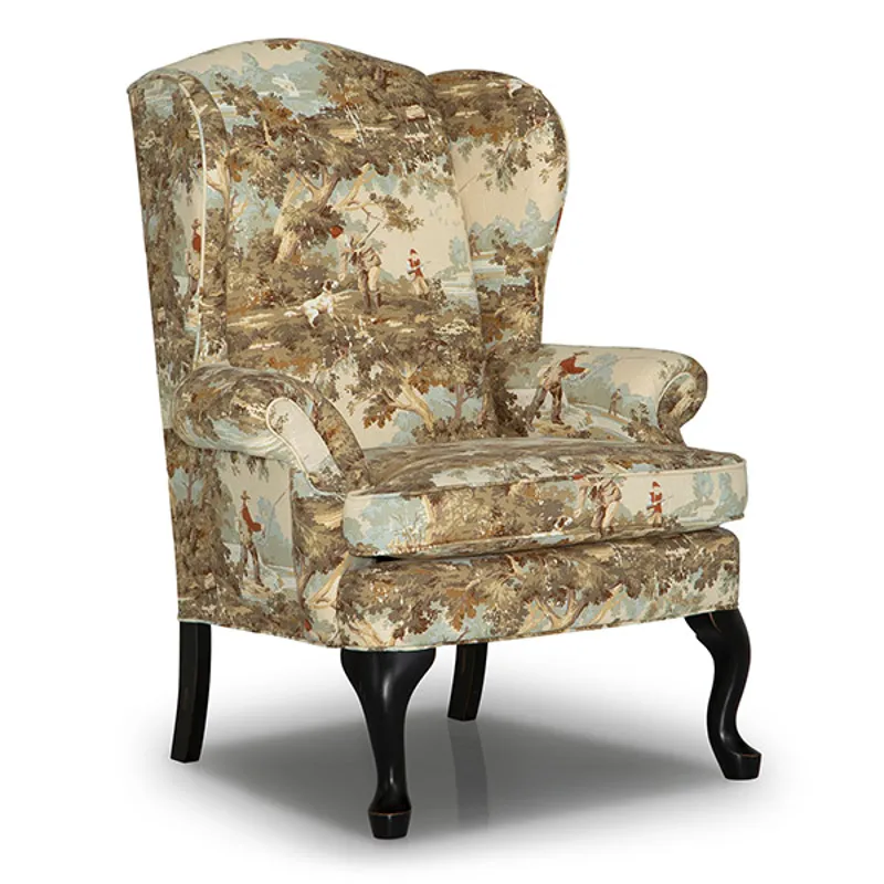 Sylvia X Stationary Chair - Antique Black