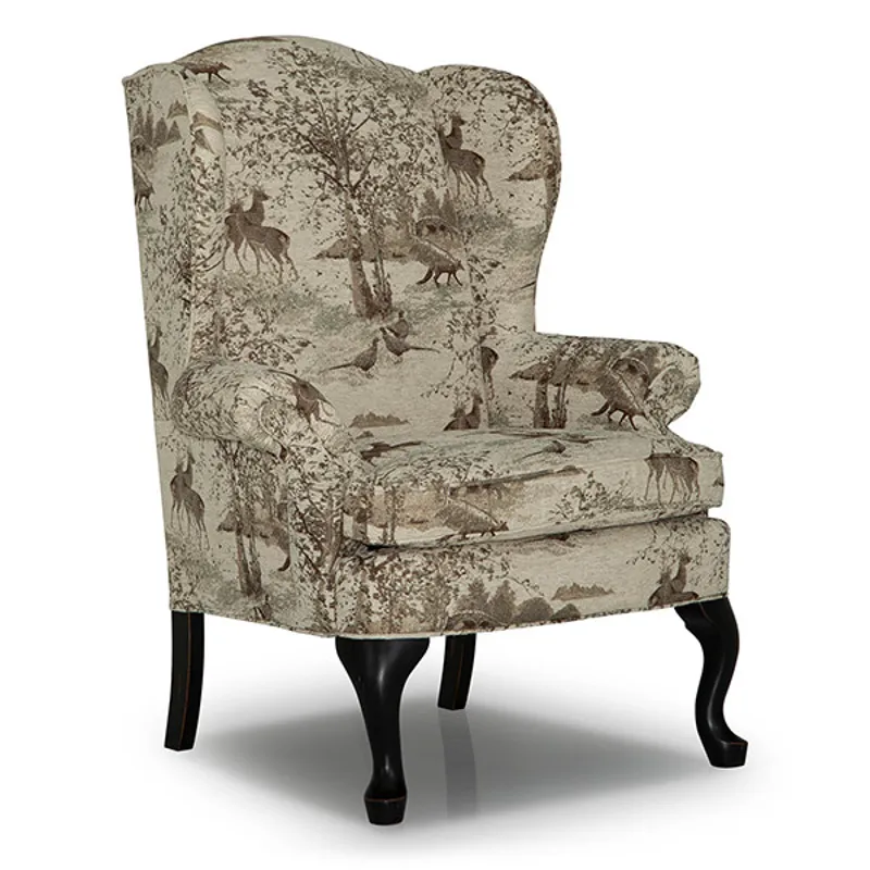 Sylvia X Stationary Chair - Antique Black