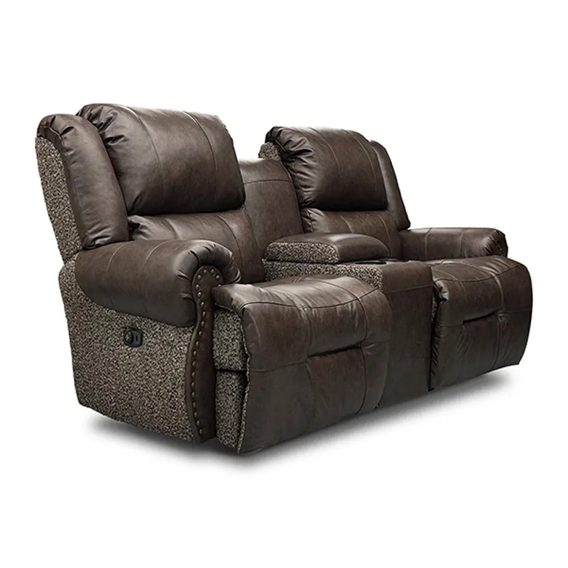 Fabric Power Space Saver Loveseat