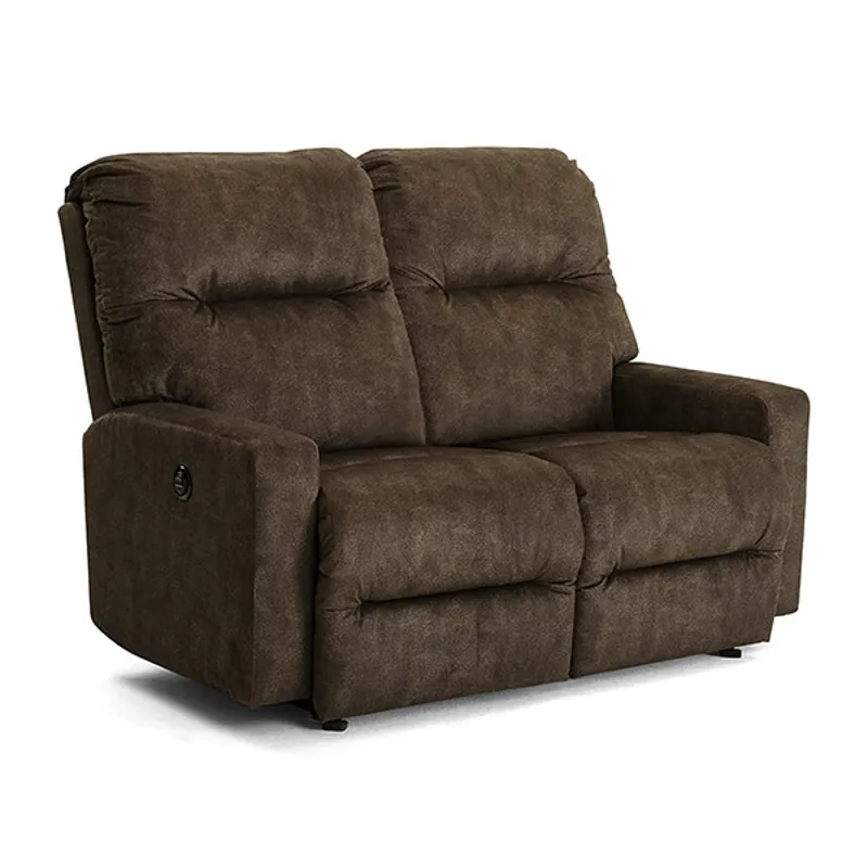 POWER ROCKING CONSOLE LOVESEAT W/ POWER TILT HEADREST