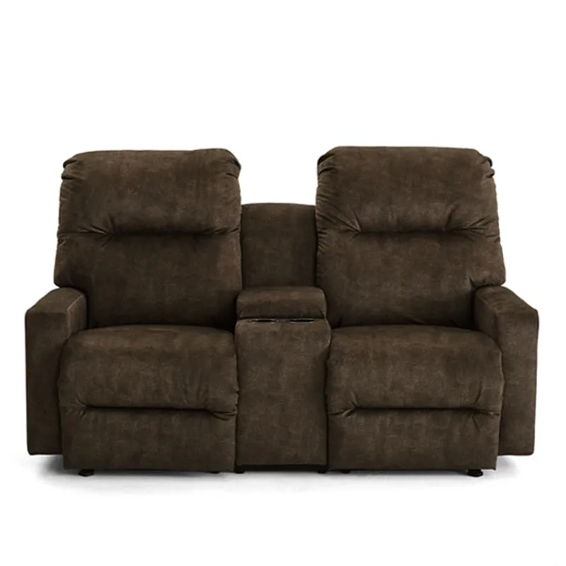 POWER ROCKING CONSOLE LOVESEAT W/ POWER TILT HEADREST