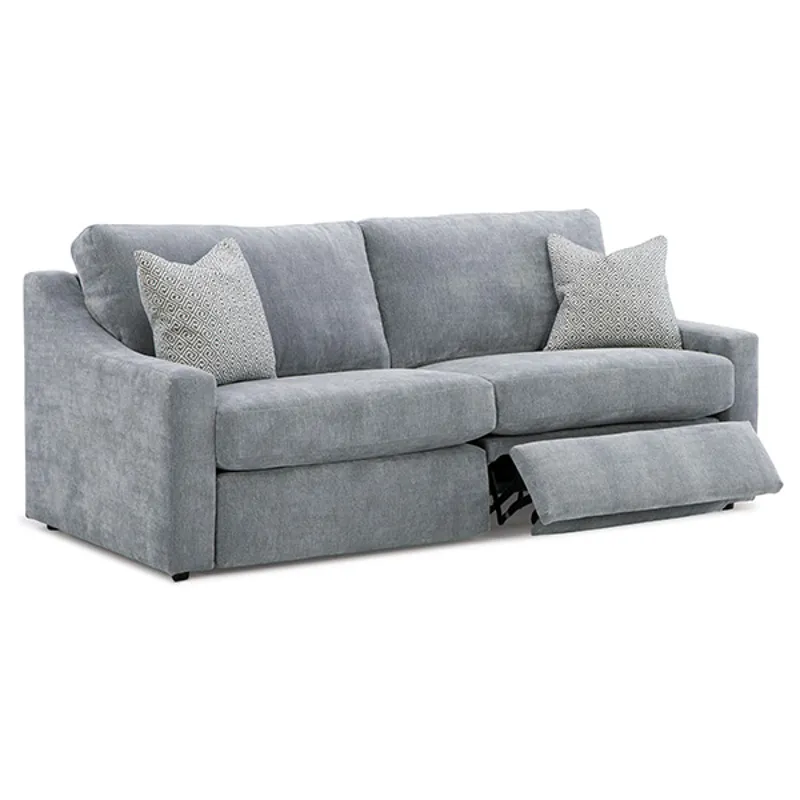Leather/Vinyl Incliner Sofa