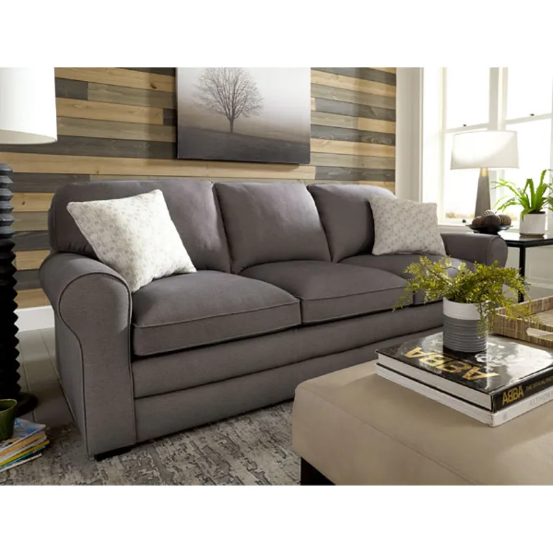 Nicodemus Stationary Sofa with 2 Pillows