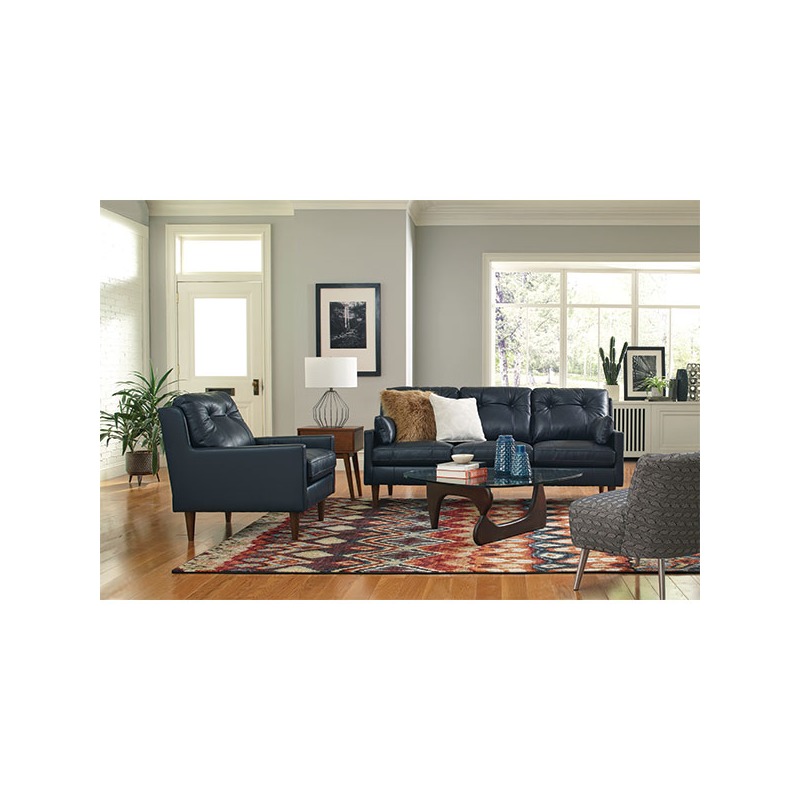 Trevin Stationary Sofa With Two (2) Pillows S38DWLU by Best at Riley's