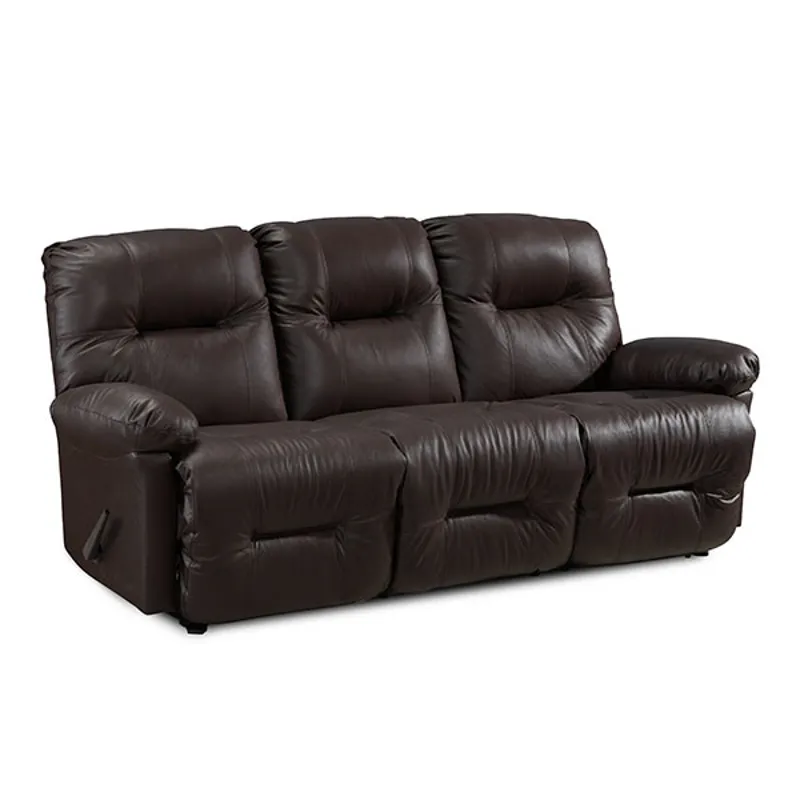 Leather/Vinyl Power Space Saver Sofa
