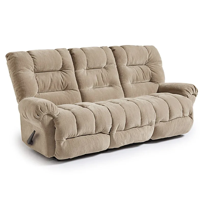Fabric Power Tilt Headrest Space Saver Sofa