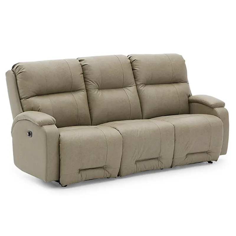Leather/Vinyl Power Tilt Headrest Space Saver Sofa