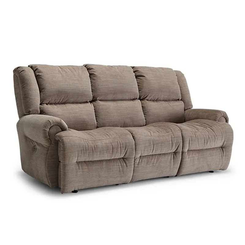 Genet Fabric Power Tilt Headrest Space Saver Sofa
