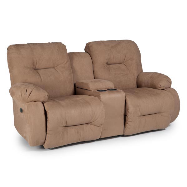 Brinley Power Rocker Console Loveseat L700RQ7 by Best at Bruce