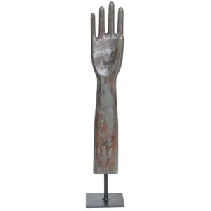 Wooden Glove Mold on Base