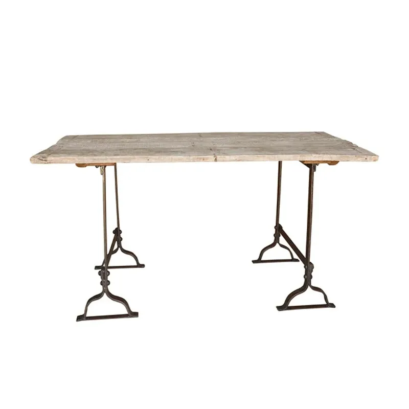 Vintage Saw Horse Table