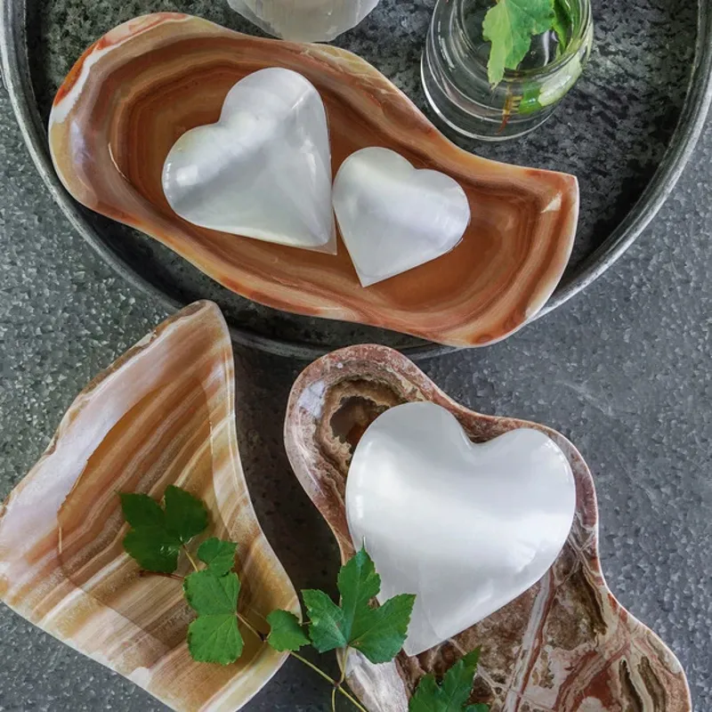 Selenite Heart - Small