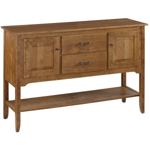 Kitchen Island Sherry Server Open Shelf