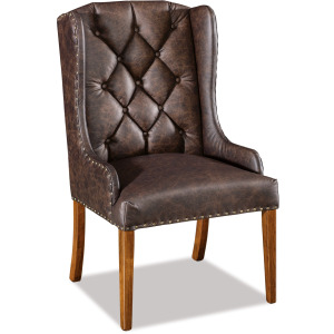 Dr. Redwine Leather Accent Chair