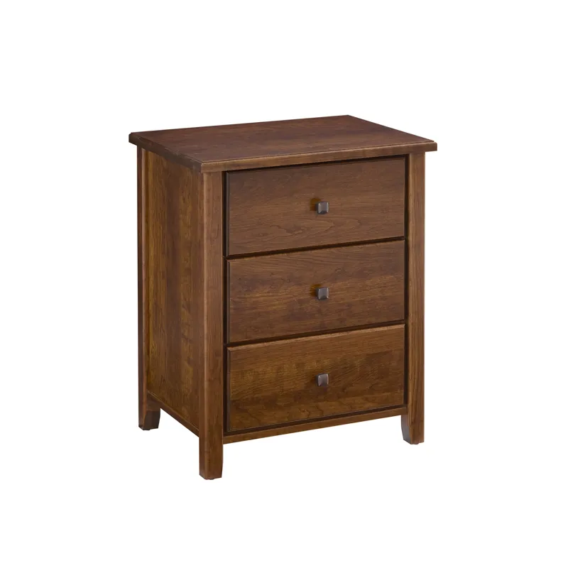 Fitzgerald 3 Drawer Nightstand