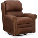 Satchel Wall-Hugger Recliner W/Brass Nails