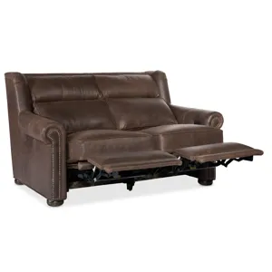 Reece Loveseat L and R Full Recline w/Articulating Headrest - Two Pc Back Silo