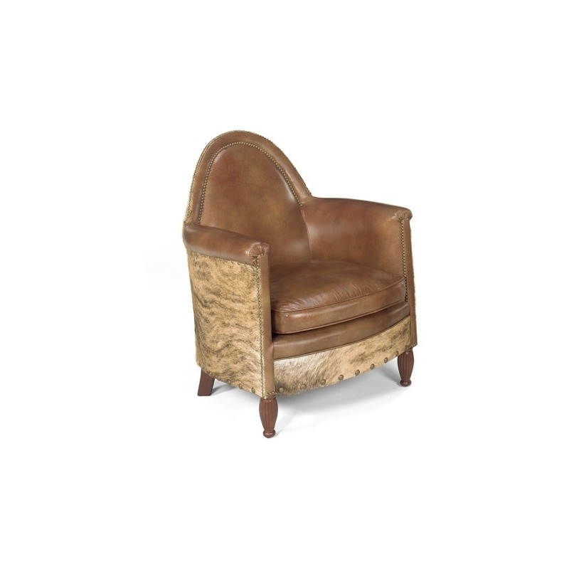 Avington Stationary Leather Chair By Bradington Young 824 25