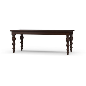 Madison Rectangular Dining Table 84" - Teak Brown