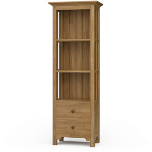 Aries Bookcase w/o Door - Antique French Oak