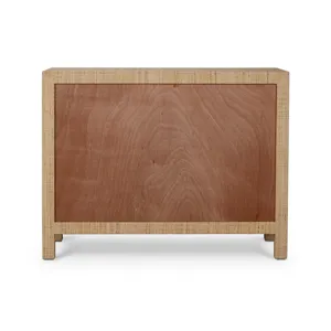 Kagu 3 Drawer Dresser w/ Rattan