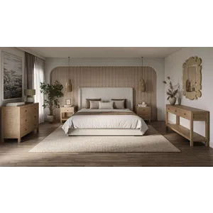 Kagu 3 Drawer Dresser w/ Rattan