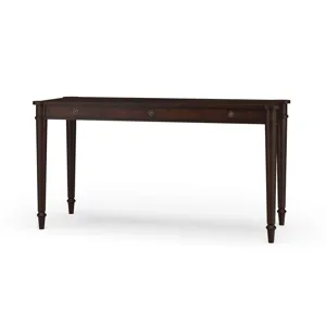 Kelly 3 Drawer Desk - Teak Brown
