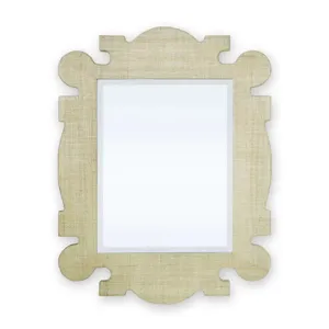Rodeo Mirror w/ Raffia