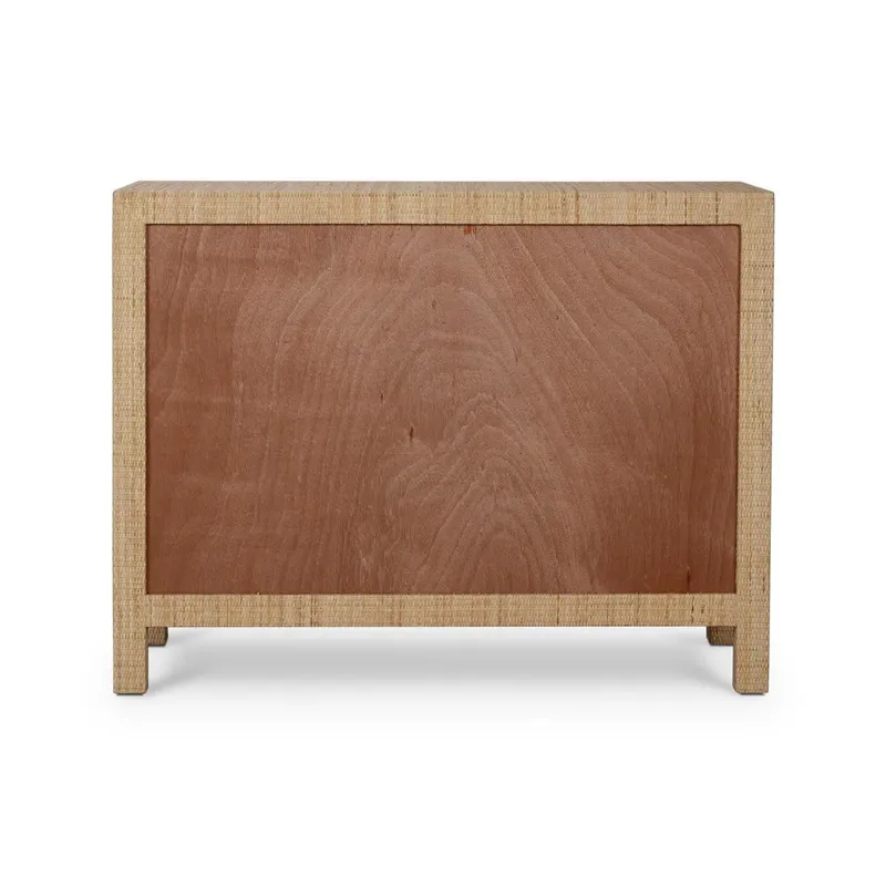 Kagu 3 Drawer Dresser w/ Rattan
