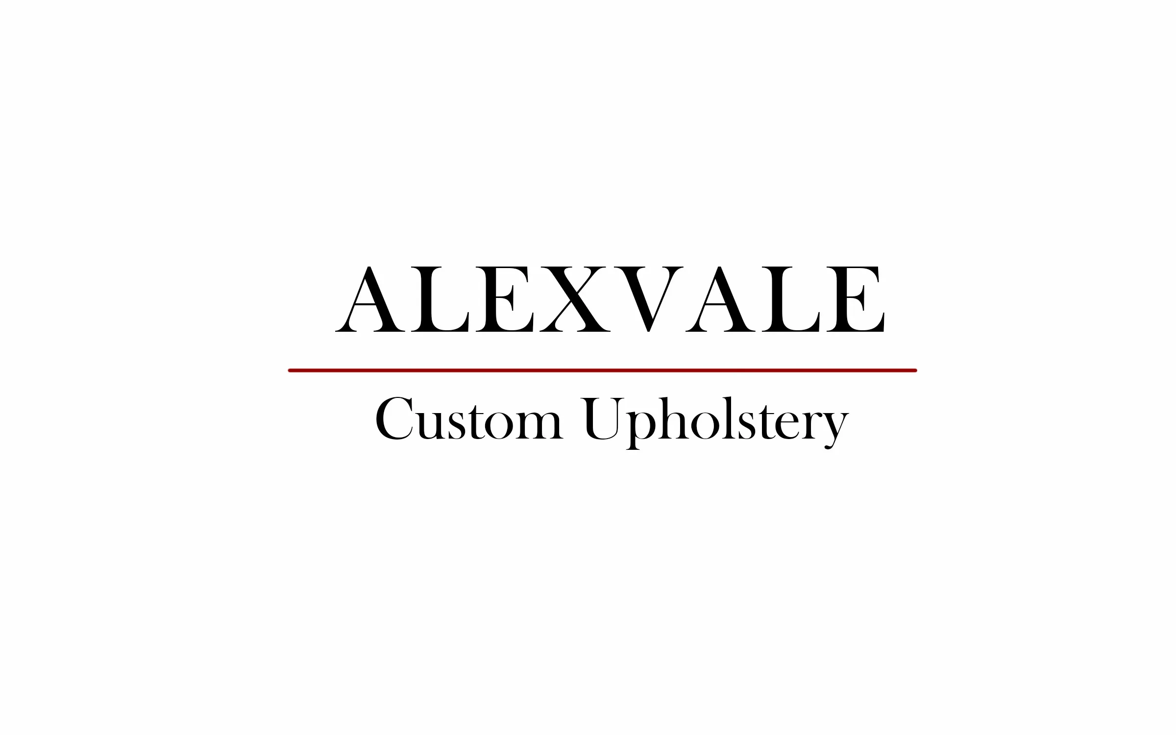 Alexvale Custom Upholstery Logo
