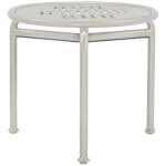Verge 20" Round Occasional Table, Pylon Aluminum Top