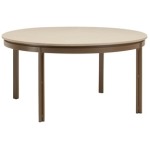 54\'\' Round Dining Table (no umbrella hole), Resinwood Top