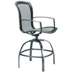 Swivel Bar Chair with Arms