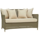 Loveseat w/ Loose Cushion and Pillows