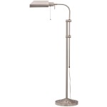 Brushed Steel Floor Lamp