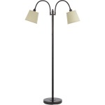 Gail Gooseneck Floor Lamp - Rust