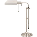 Brushed Steel Table Lamp