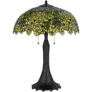Sunburst Mosaic Tiffany Style Table Lamp