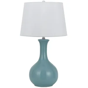 3-Way Almeria Ceramic Table Lamps - Set of 2