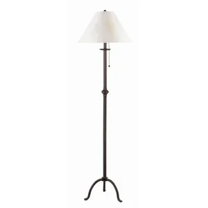 Iron Floor Lamp W/Pull Chain