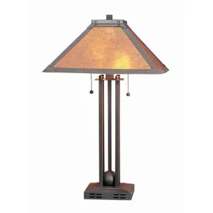 Table Lamp W/Mica Shade