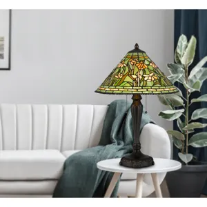 60w X 2 Milwood Tiffany Table Lamp