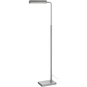 Delray 17w, 3000k Non Dimmable Integrated LED Metal Floor Lamp With Adjustable Height