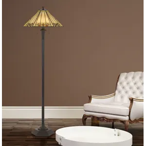 100w X 2 Tiffany Floor Lamp
