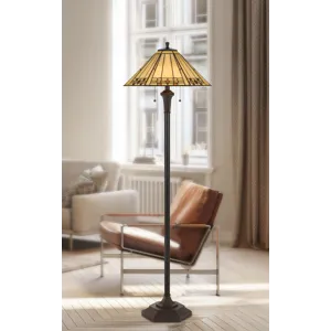 100w X 2 Tiffany Floor Lamp