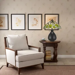 60w X 2 Tiffany Table Lamp