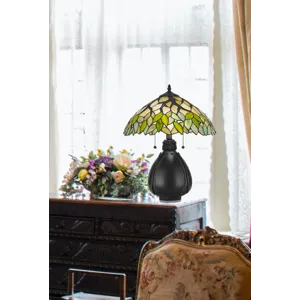 60w X 2 Tiffany Table Lamp
