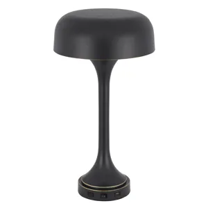 40w X 2 Mushroom Cloud Metal Desk Lamp With 1 USB And 1 Type C USB Charging Ports