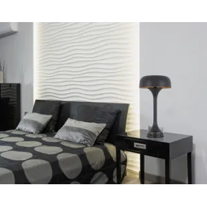 40w X 2 Mushroom Cloud Metal Desk Lamp With 1 USB And 1 Type C USB Charging Ports