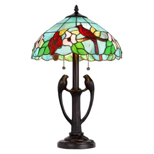 60w X 2 Tiffany Table Lamp